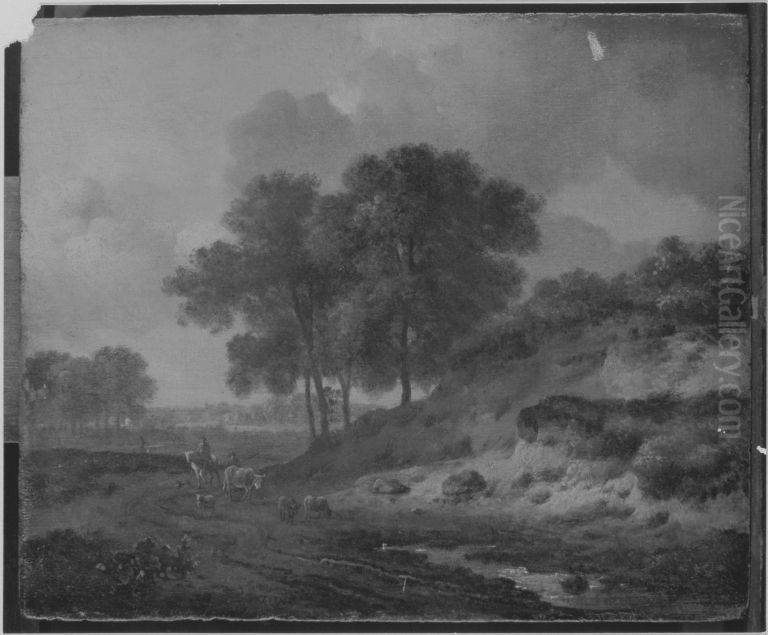 Landschaft Oil Painting by Jan Wijnants