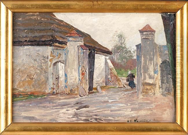 Stara Brama Oil Painting by Michael Gorstkin Wywiorski