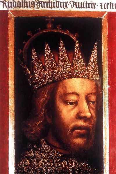 Portrait of Duke Rudolf IV of Austria Oil Painting by Bohimian Unknown Masters