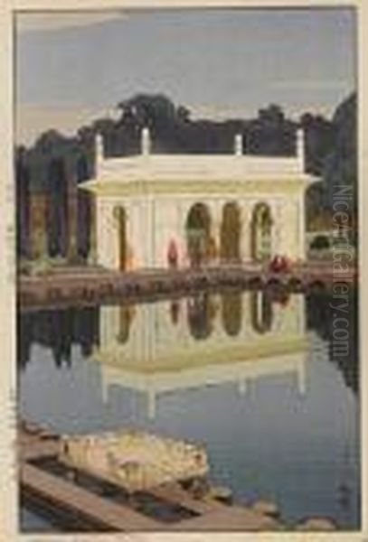 Three Woodcuts 
India And Southeast Asia Oil Painting by Hiroshi Yoshida