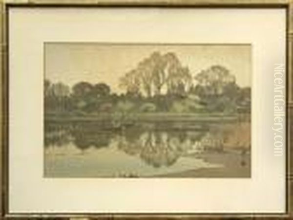 Yoshikawa Oil Painting by Hiroshi Yoshida