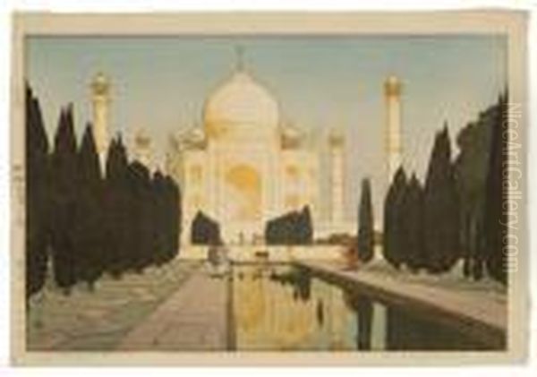 Taj Mahal No. 1 Oil Painting by Hiroshi Yoshida