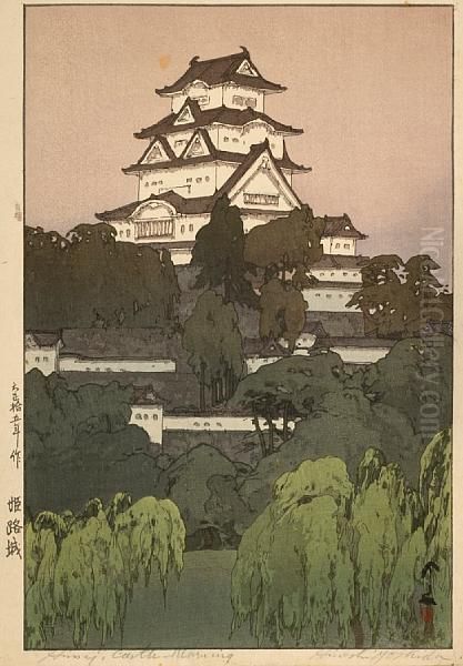 Untitled Oil Painting by Hiroshi Yoshida