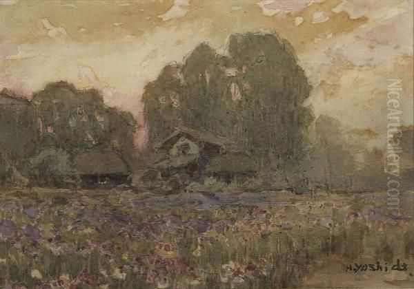 Circa 1903 Oil Painting by Hiroshi Yoshida