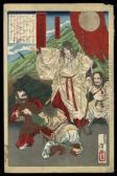 Yamato Takeru No Mikoto Oil Painting by Tsukioka Yoshitoshi