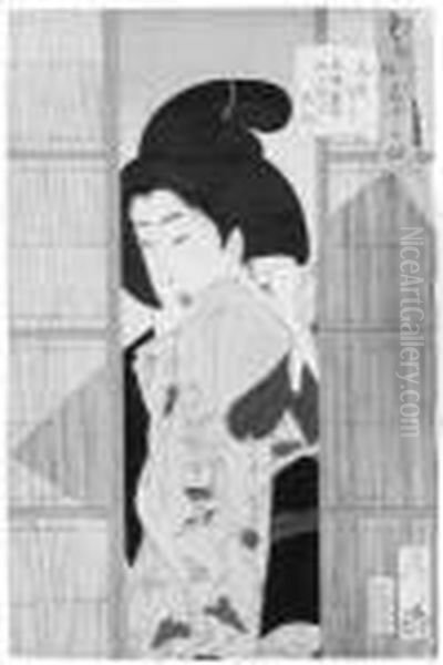 Fuzoku Sanjuniso Oil Painting by Tsukioka Yoshitoshi