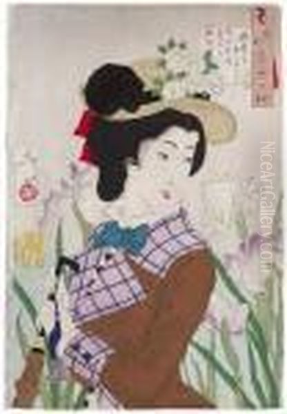 Fuzoku Sanjuniso Oil Painting by Tsukioka Yoshitoshi