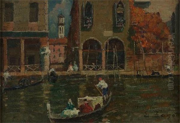 Traghetto San Felice Oil Painting by Erma Zago