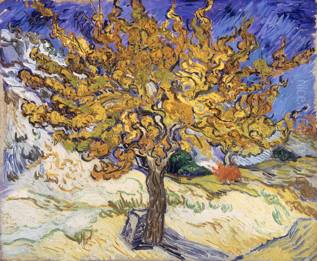 Mulberry Tree Oil Painting by Vincent Van Gogh