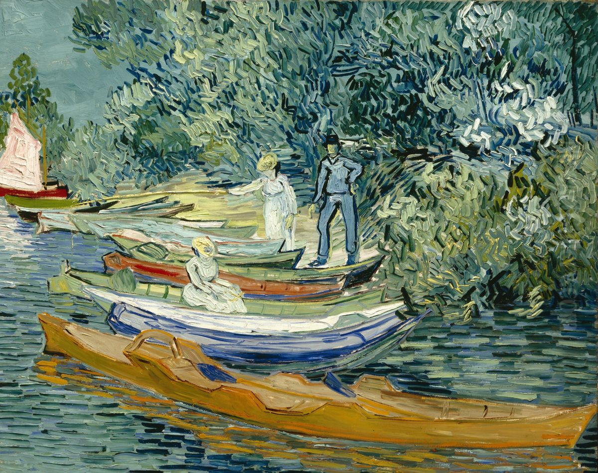 Bank Of The Oise At Auvers Oil Painting by Vincent Van Gogh