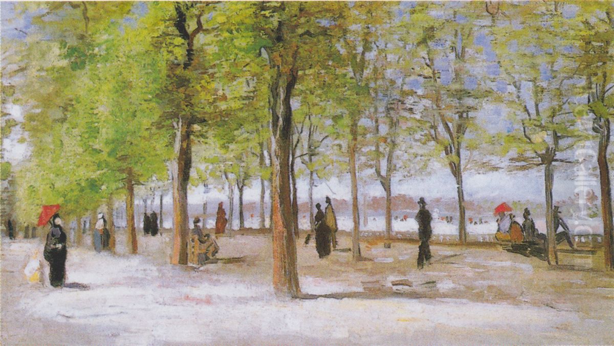 Lane At The Jardin Du Luxembourg Oil Painting by Vincent Van Gogh