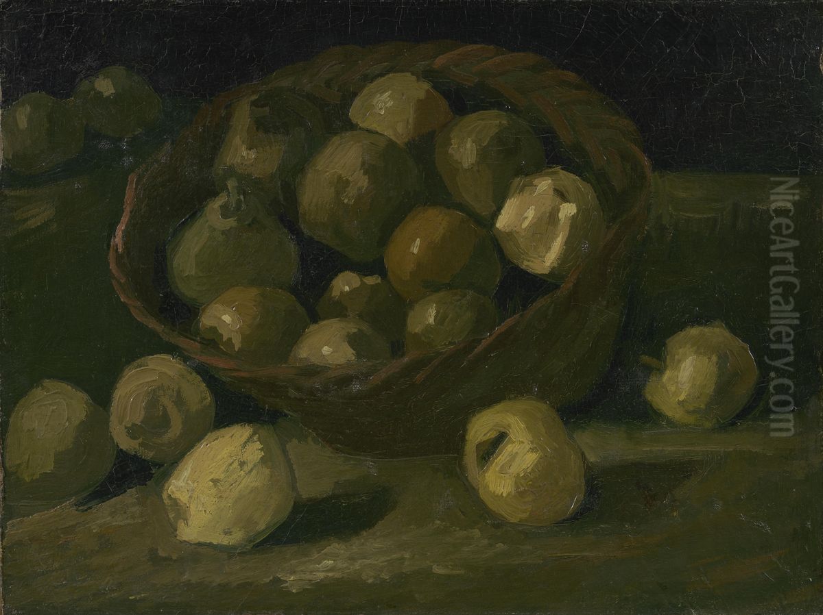 Basket Of Apples Oil Painting by Vincent Van Gogh