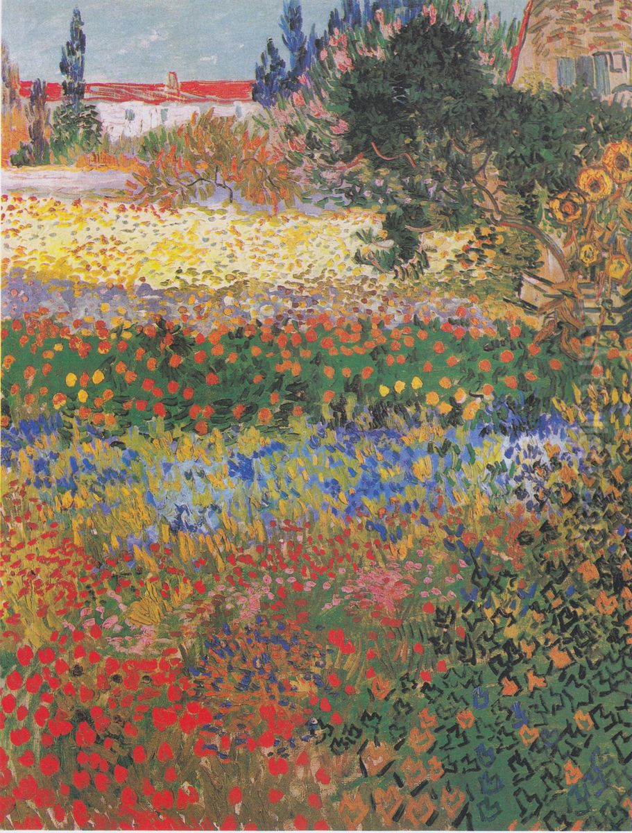 Flowering Garden Oil Painting by Vincent Van Gogh