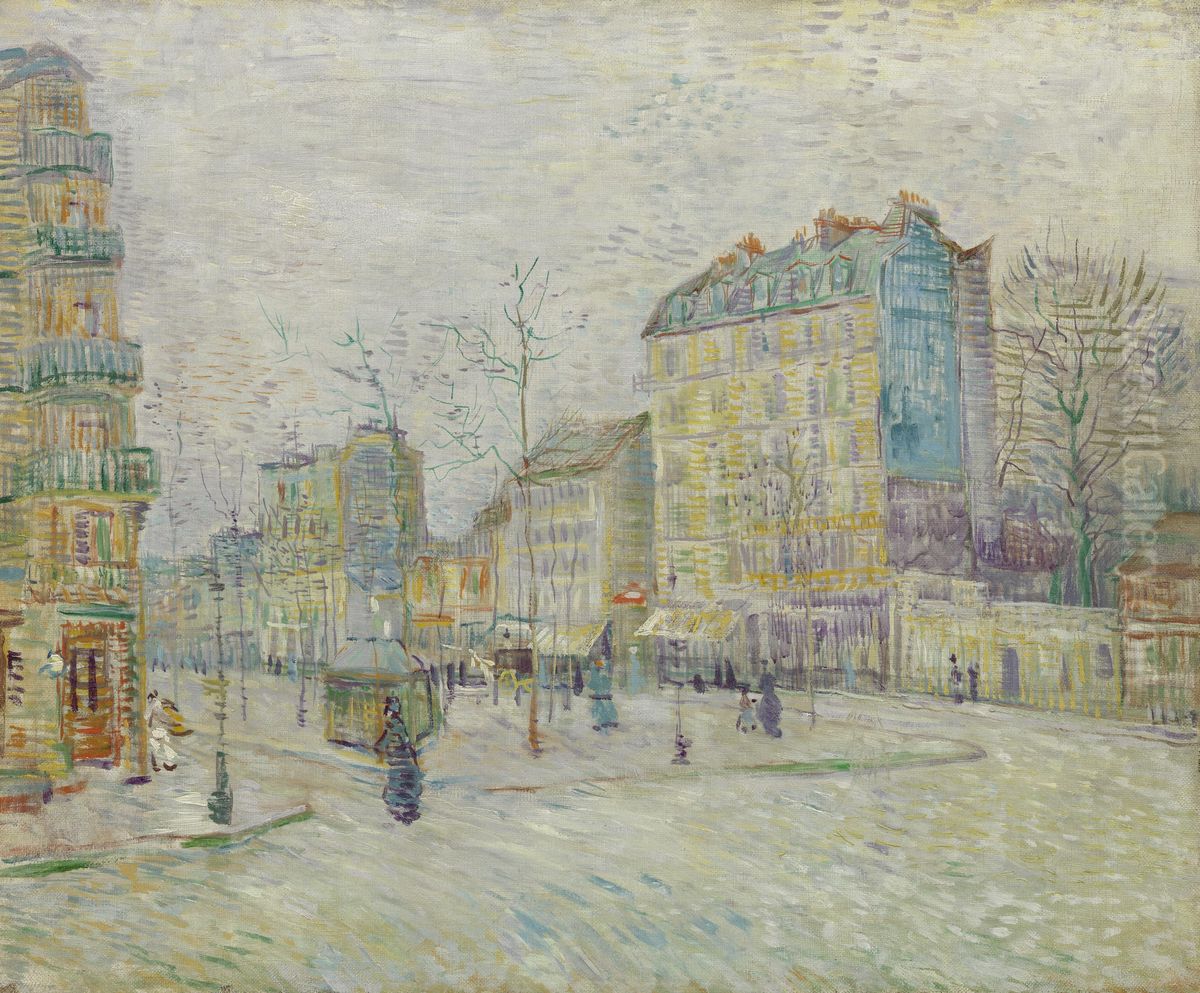 Boulevard De Clichy Oil Painting by Vincent Van Gogh