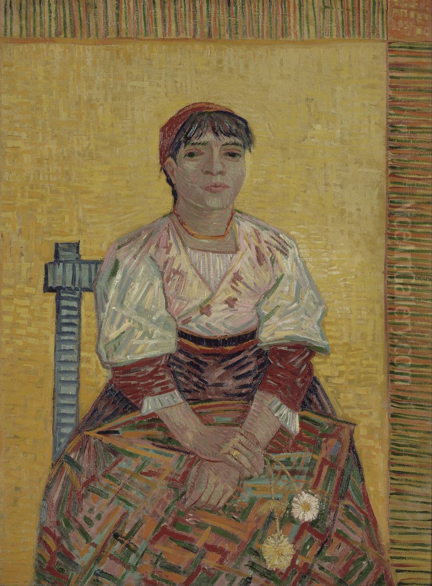 The Italian Woman Oil Painting by Vincent Van Gogh