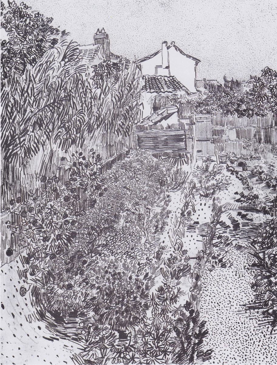 Garden with Flowers Oil Painting by Vincent Van Gogh