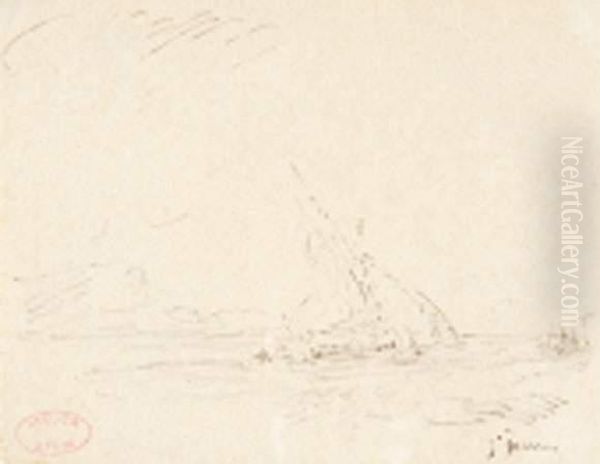 Saint Jean-cap-ferrat Oil Painting by Felix Ziem