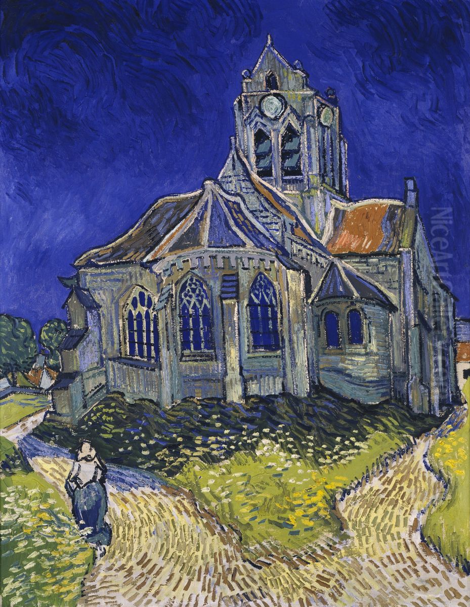 The Church At Auvers Oil Painting by Vincent Van Gogh