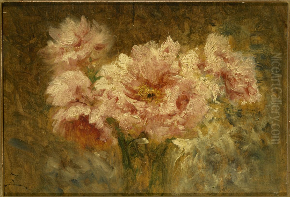 Fleurs Oil Painting by Felix Ziem