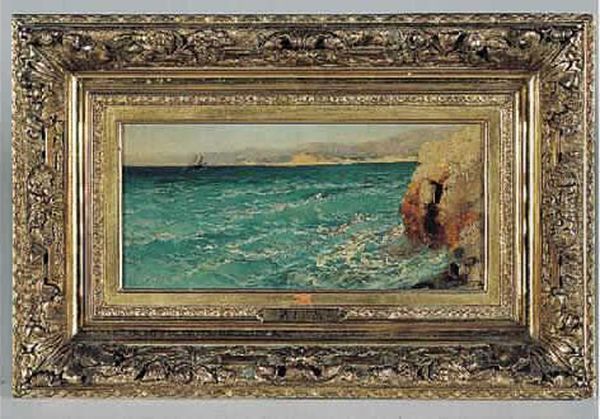 Cote Bretonne Oil Painting by Felix Ziem