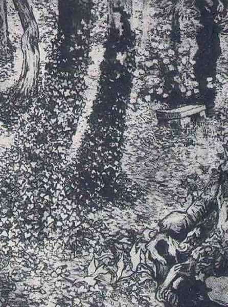 Corner In The Garden Of Saint Paul Hospital A Oil Painting by Vincent Van Gogh