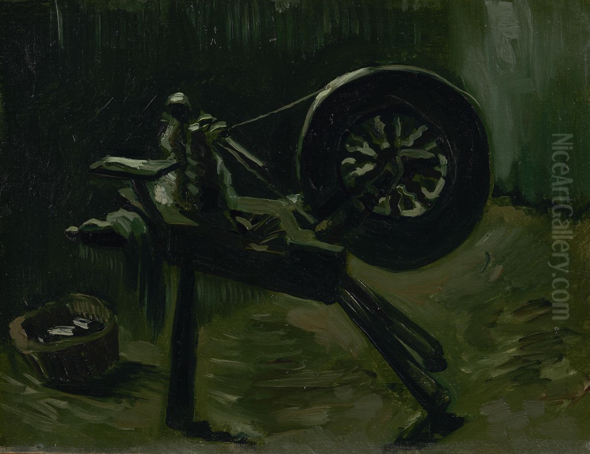 Bobbin Winder Oil Painting by Vincent Van Gogh