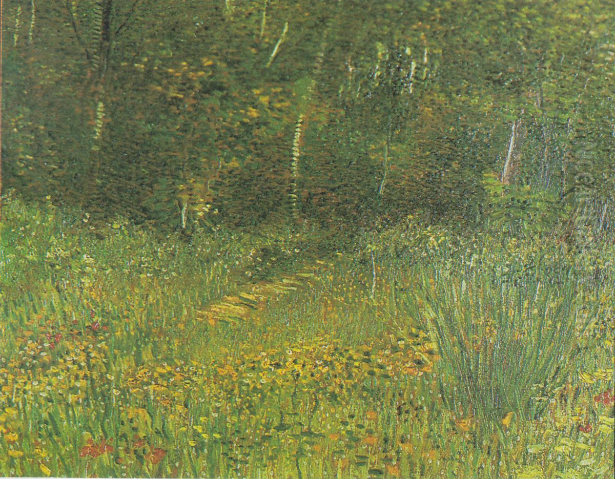 Park At Asnieres In Spring Oil Painting by Vincent Van Gogh