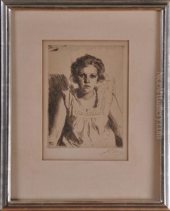 Frida Oil Painting by Anders Zorn