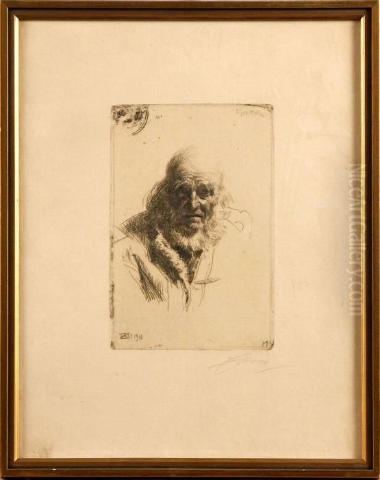 Djos Matz Oil Painting by Anders Zorn