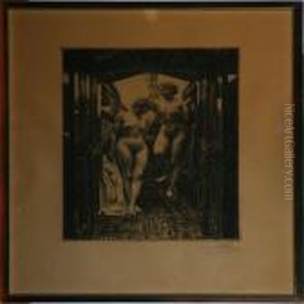 Kajutan Oil Painting by Anders Zorn