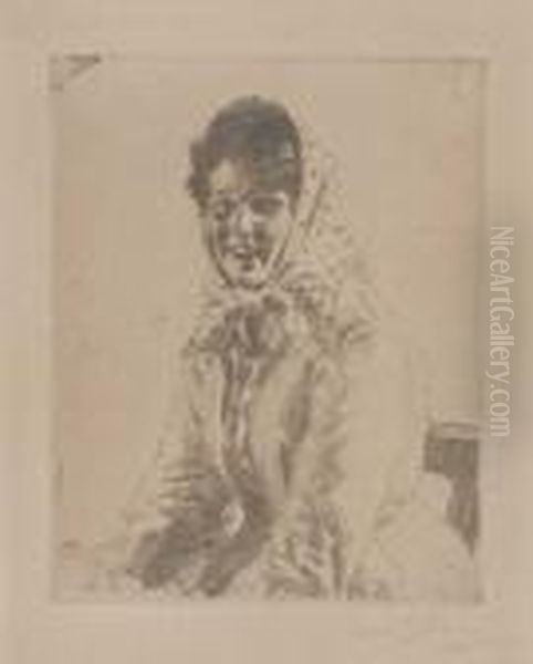 Two Etchings.
Vicke Oil Painting by Anders Zorn