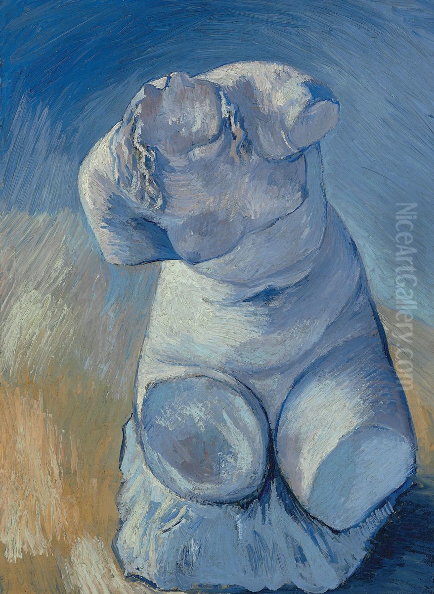 Plaster Statuette of a Female Torso Oil Painting by Vincent Van Gogh