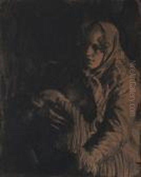 La Mere Dinommee La Madone
Etching, Blindstamp Oil Painting by Anders Zorn