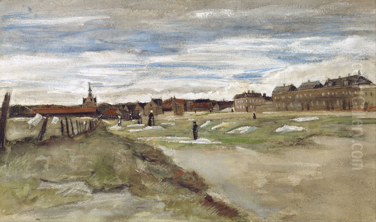 Bleaching Ground at Scheveningen Oil Painting by Vincent Van Gogh