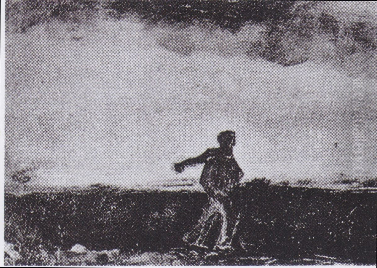 The Sower (study) Oil Painting by Vincent Van Gogh