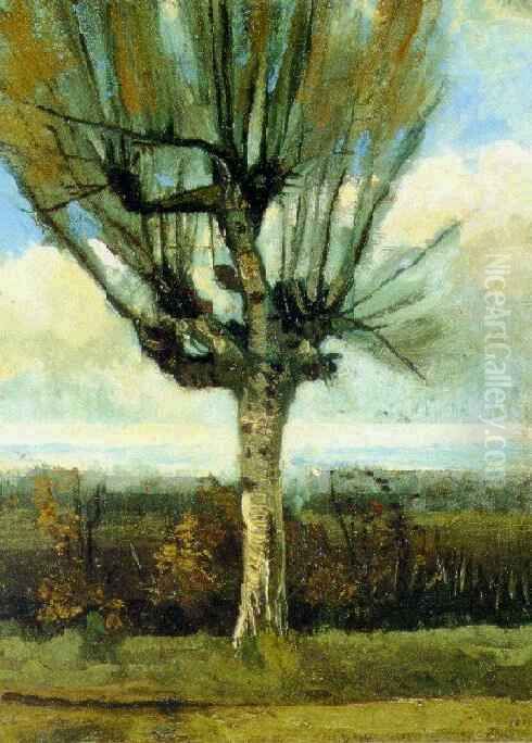 The Willow Oil Painting by Vincent Van Gogh