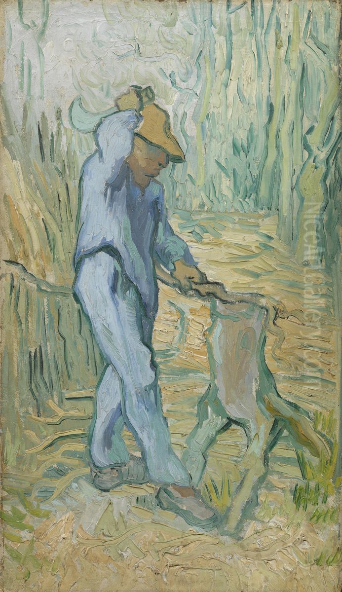The Woodcutter (after Millet) Oil Painting by Vincent Van Gogh