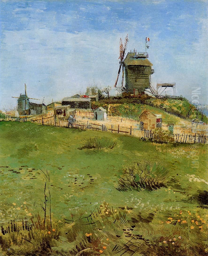 Le Moulin de la Galette Oil Painting by Vincent Van Gogh