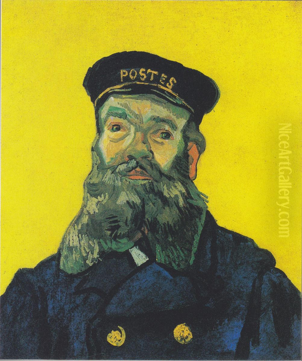 Portrait of Joseph Roulin Oil Painting by Vincent Van Gogh
