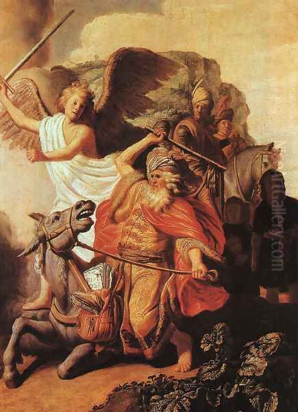 Balaam's Ass 1626 Oil Painting by Harmenszoon van Rijn Rembrandt