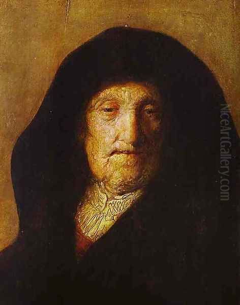 Portrait of Rembrandt's Mother Oil Painting by Harmenszoon van Rijn Rembrandt