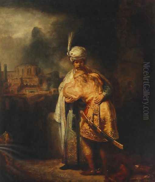 Biblical Scene 1642 Oil Painting by Harmenszoon van Rijn Rembrandt