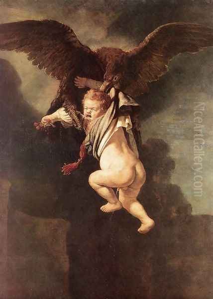 Rape of Ganymede 1635 Oil Painting by Harmenszoon van Rijn Rembrandt