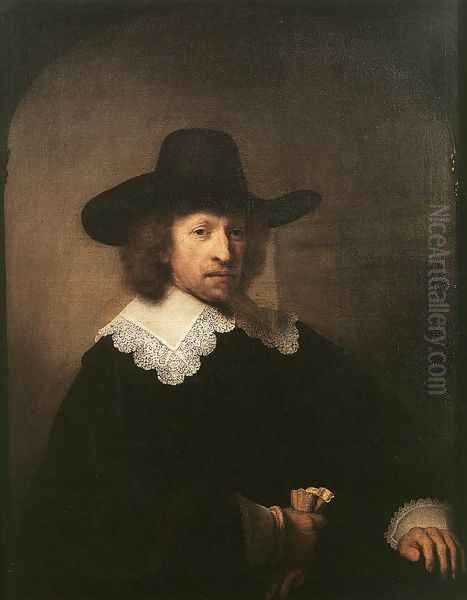 Portrait of Nicolaas van Bambeeck 1641 Oil Painting by Harmenszoon van Rijn Rembrandt