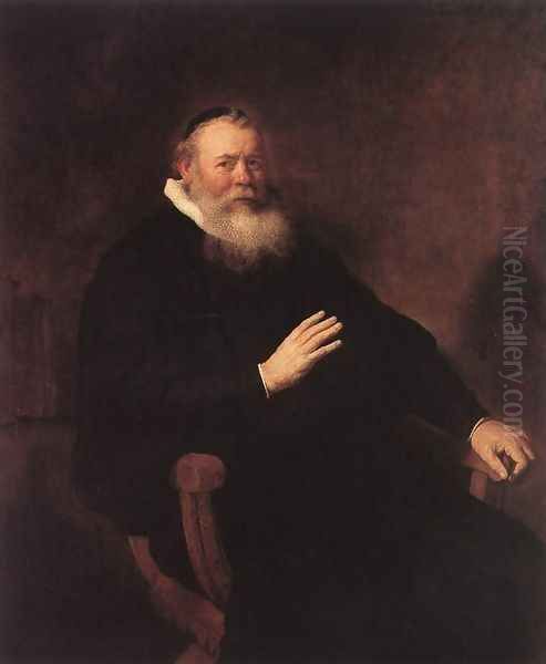 Portrait of Eleazer Swalmius 1637 Oil Painting by Harmenszoon van Rijn Rembrandt