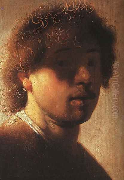 Self-Portrait 1627 Oil Painting by Harmenszoon van Rijn Rembrandt