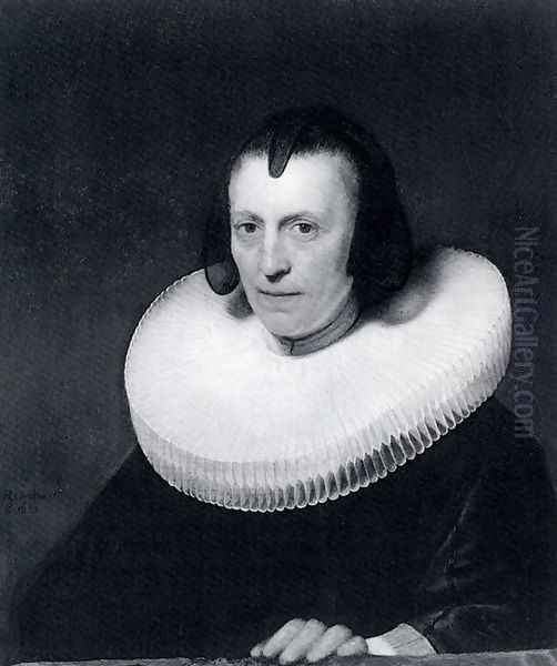 Portrait Of Alijdt Adriaensdr Oil Painting by Harmenszoon van Rijn Rembrandt