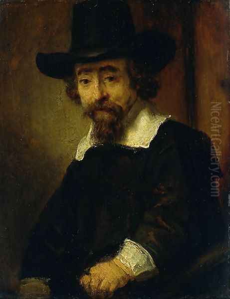 Dr Ephraim Bueno, Jewish Physician and Writer Oil Painting by Harmenszoon van Rijn Rembrandt
