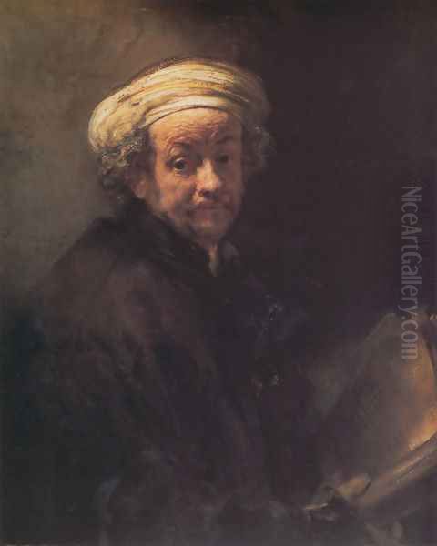Self-portrait as the Apostle Paul Oil Painting by Harmenszoon van Rijn Rembrandt