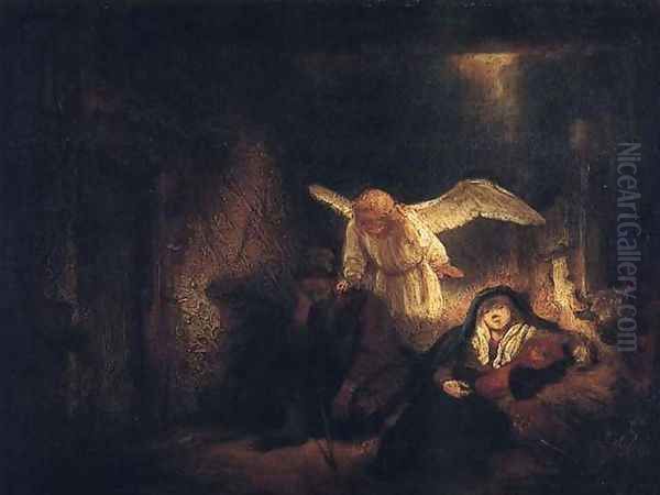 Le Songe De Joseph,berlin 1645 Oil Painting by Harmenszoon van Rijn Rembrandt